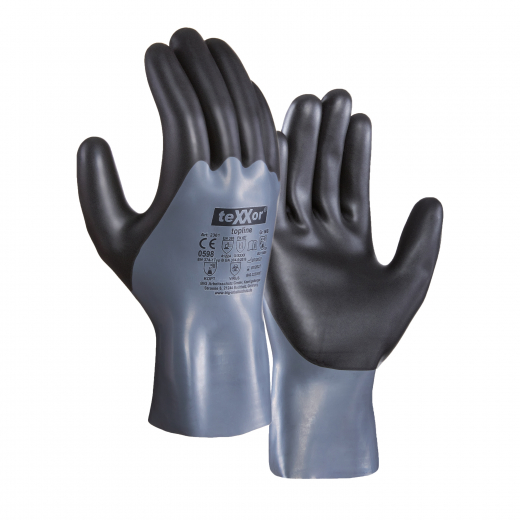 Chemikalienschutz-Handschuhe teXXor® NITRIL Länge 27 cm 2361