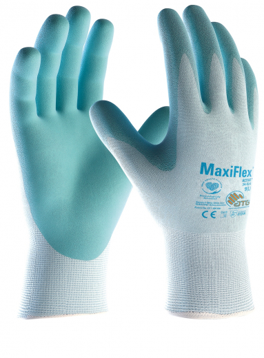 ATG® Nylon-Strickhandschuhe MaxiFlex® Active™ 34-824 Montage-Monteur-Handschuhe blau