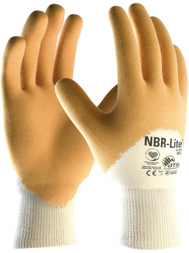 Universal-Arbeitshandschuhe ATG® Nitril-Handschuhe NBR-Lite® 24-985 gelb